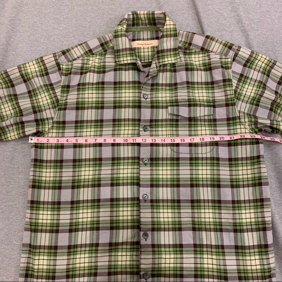 Tommy Bahama silk blend plaid shirt - Picture 10 of 10